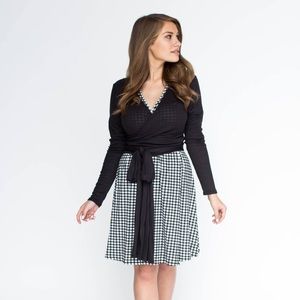 Long sleeved wrap top euc